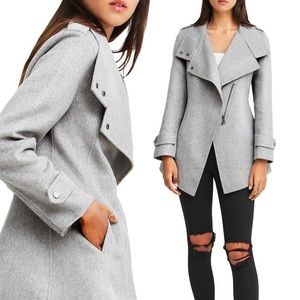 New With Tags
Wool Blend Moto Coat